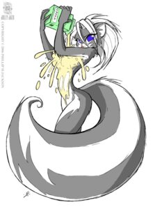 Rating: Questionable Score: 0 Tags: anthro big_breasts big_tail black_body black_fur blue_eyes breasts chloe_sinclaire conditional_dnp cream_(food) e621 female fluffy fluffy_tail fur grey_body grey_fur hair huge_breasts huge_tail jollyjack looking_at_viewer mammal mephitid multicolored_body multicolored_fur nude simple_background skunk solo tail tongue tongue_out two_tone_body two_tone_fur white_background white_body white_fur white_hair User: bunchy7s
