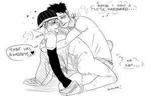 Rating: Explicit Score: 0 Tags: 2boys 6teen beanie clothing cum flipkick gay jonesy_garcia jude_lizowski male male_only monochrome rule34 tagme yaoi User: bunchy7s