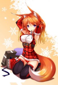 Rating: Safe Score: 0 Tags: adjusting_hair animal_humanoid blush breasts canid canid_humanoid canine canine_humanoid christmas clothing e621 fatkewell female fox fox_humanoid fox_tail gift hair hand_in_hair holidays humanoid kneeling legwear long_hair looking_at_viewer mammal mammal_humanoid mouth_hold orange_hair plaid purple_eyes raised_arm red_clothing red_legwear red_thigh_highs ribbons rika_eastre solo thigh_highs touching_hair User: bunchy7s