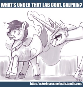 Rating: Questionable Score: 0 Tags: duo e621 english_text equid equine female feral friendship_is_magic hasbro horn horse john_joseco male mammal my_little_pony pony princess_celestia_(mlp) text url User: bunchy7s