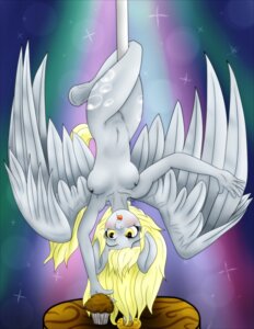 Rating: Explicit Score: 0 Tags: anthro anthrofied biped blonde_hair blush breasts bunn-darien dancing derpy_hooves_(mlp) e621 equid equine feathered_wings feathers female friendship_is_magic fur genitals grey_body grey_feathers grey_fur hair hasbro hi_res hooves humanoid_genitalia humanoid_vulva mammal mane my_little_pony mythological_creature mythological_equine mythology nipples nude pegasus pole pole_dancing solo tail unknown_artist vulva wings User: bunchy7s