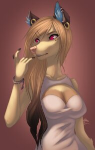 Rating: Safe Score: 0 Tags: alternative_fashion anthro breasts brown_hair canid canine claws cleavage clothed clothing e621 ear_piercing facial_piercing female hair looking_away mammal nut-bar piercing pink_eyes pink_nose scene_haircut simple_background solo User: bunchy7s Rating: Safe Score: 0 Tags: alternative_fashion anthro breasts brown_hair canid canine claws cleavage clothed clothing e621 ear_piercing facial_piercing female hair looking_away mammal nut-bar piercing pink_eyes pink_nose scene_haircut simple_background solo User: bunchy7s