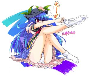 Rating: Questionable Score: 0 Tags: beige_skin blue_hair color detailed dress female female_only hat human long_hair open_eyes panties red_eyes rule34 simple_background socks solo tenshi_hinanawi touhou white_background white_panties User: bunchy7s