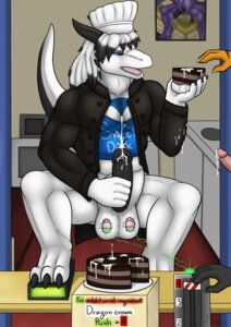Rating: Explicit Score: 0 Tags: anthro balls bodily_fluids cake chef cum cum_on_cake cum_on_food cumshot dessert dragon dregna e621 ejaculation english_text erection food food_fetish food_play genital_fluids genitals hi_res kry male mythological_creature mythological_scalie mythology non-mammal_balls orgasm penis scalie sex_toy solo tail text vibrator User: bunchy7s