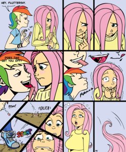 Rating: Questionable Score: 0 Tags: 2011 blush breasts comic embarrassed faint fainting female fluttershy_(eg) fluttershy_(mlp) friendship_is_magic gum human humanized megasweet mouth my_little_pony rainbow_dash_(eg) rainbow_dash_(mlp) rule34 shaking smooth_skin tomboy tongue User: bunchy7s