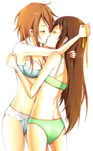 Rating: Explicit Score: 0 Tags: beige_skin bra breasts brown_hair closed_eyes color female female_only hair kissing koizumi_itsuki kyon kyonko long_hair multiple_females multiple_girls panties ribbon round_ears rule34 rule_63 small_breasts suzumiya_haruhi_no_yuuutsu transithigh underwear white_background yuri User: bunchy7s