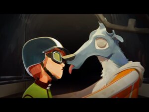 Rating: Questionable Score: 0 Tags: 3d_(artwork) 4:3 anthro armor black_bars deer digital_media_(artwork) duo e621 female grandfathered_content headgear helmet human human_on_anthro interspecies kissing letterbox male male/female mammal meet_buck screencap tongue unknown_artist User: bunchy7s