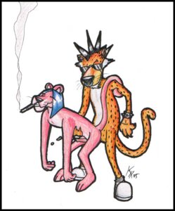 Rating: Explicit Score: 0 Tags: cheetos chester_cheetah male mascot omfg_(artist) pink_panther pink_panther_(series) rule34 yaoi User: bunchy7s