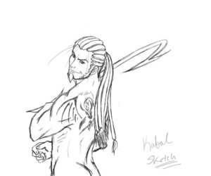 Rating: Explicit Score: 0 Tags: 1boy 2d kabal male male_only monochrome mortal_kombat rule34 solo tagme User: bunchy7s