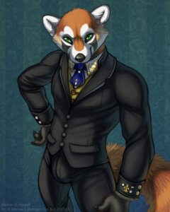 Rating: Questionable Score: 0 Tags: 2013 4:5 ailurid anthro bulge clothed clothing e621 english_text fully_clothed green_eyes looking_at_viewer male mammal partran_(red_panda) red_panda shinigamigirl solo suit tail text winterrock_(partran) User: bunchy7s Rating: Questionable Score: 0 Tags: 2013 4:5 ailurid anthro bulge clothed clothing e621 english_text fully_clothed green_eyes looking_at_viewer male mammal partran_(red_panda) red_panda shinigamigirl solo suit tail text winterrock_(partran) User: bunchy7s