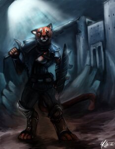 Rating: Safe Score: 0 Tags: armor cougar darksilver e621 felid feline female knight looking_at_viewer mammal melee_weapon red_eyes ruins shield solo sword warrior weapon User: bunchy7s Rating: Safe Score: 0 Tags: armor cougar darksilver e621 felid feline female knight looking_at_viewer mammal melee_weapon red_eyes ruins shield solo sword warrior weapon User: bunchy7s