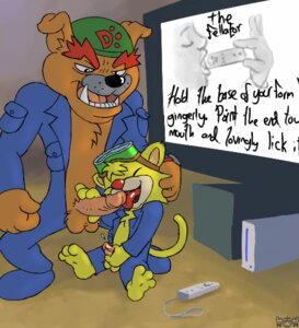 Rating: Explicit Score: 0 Tags: 2boys anthro anthro_on_anthro anthro_only balls bara canid canine canis clothed clothed_sex dribble_(warioware) felid feline felis fellatio fur furry gay gay_oral gay_sex make male male/male male_only mario_(series) masturbating_during_fellatio masturbation nintendo oral oral_sex orange_body orange_fur penis red_nose red_tongue rule34 size_difference spitz_(warioware) tagme tail warioware wii wii_console wii_remote yaoi yellow_body yellow_fur User: bunchy7s
