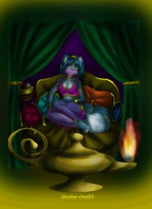 Rating: Safe Score: 0 Tags: accessory anthro blue_body blue_fur blue_hair canid canine dipstick_tail e621 female fire fox fur genie hair hair_accessory hairband hi_res krystal_(star_fox) lamp mammal markings multicolored_tail nintendo pillow shadow-chan short_hair solo spirit star_fox tail tail_markings white_body white_fur User: bunchy7s