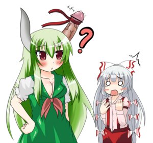 Rating: Explicit Score: 0 Tags: 2girls ? censored female fujiwara_no_mokou green_hair keine_kamishirasawa male multiple_females multiple_girls penis rule34 shocked touhou User: bunchy7s