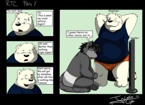 Rating: Questionable Score: 0 Tags: anthro bear comic dialogue e621 english_text hybrid jakegr jakegr_(character) male male/male mammal multiple_scenes overweight ruick simple_background tail text User: bunchy7s