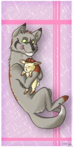 Rating: Safe Score: 0 Tags: ambiguous_gender canid canine canis domestic_dog duo e621 feral hi_res jamfisher lagomorph leporid mammal rabbit sketchjam toony wolf User: bunchy7s