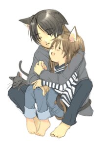 Rating: Safe Score: 0 Tags: age_difference animal_humanoid animal_tail blush cat_humanoid cat_tail domestic_cat duo e621 feet felid felid_humanoid feline feline_humanoid felis female feral hindpaw humanoid male mammal mammal_humanoid older_male paws rei_izumi simple_background tail whiskers white_background young young_female young_humanoid young_male younger_female User: bunchy7s