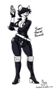 Rating: Questionable Score: 0 Tags: 2014 agent_triple_s anthro biped boo3 breasts bulge cleavage clothed clothing e621 footwear glistening gun gynomorph hi_res high_heels holding_gun holding_object holding_ranged_weapon holding_weapon intersex latex latex_clothing latex_skinsuit leather mammal mouse murid murine ranged_weapon rodent shoes skinsuit solo tight_clothing weapon zipper User: bunchy7s