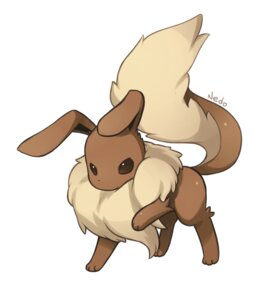 Rating: Safe Score: 0 Tags: ambiguous_gender brown_body brown_eyes brown_fur canid canine e621 eevee feral fluffy fluffy_tail fur generation_1_pokemon long_ears mammal nedoiko nintendo pokemon pokemon_(species) simple_background solo tail white_background User: bunchy7s