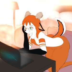 Rating: Safe Score: 0 Tags: 1:1 antelope anthro black_body black_fur black_nose bovid breasts chest_tuft domestic_cat e621 eyewear felid feline felis female fur glasses green_eyes hi_res horn magnet_(character) mammal mylesv nude orange_body orange_fur raised_tail solo tail tuft white_body white_fur zaqnon User: bunchy7s
