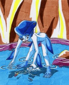 Rating: Explicit Score: 0 Tags: 1girls blue_skin female female_only fin fish_girl nintendo ocarina_of_time princess_ruto purple_eyes rule34 smooth_skin solo the_legend_of_zelda zora User: bunchy7s