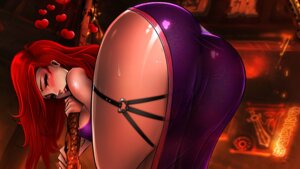 Rating: Explicit Score: 0 Tags: 16:9 anus bent_over big_breasts big_butt breasts butt clothed clothing e621 female genitals hair heart_symbol human league_of_legends looking_back mammal miss_fortune_(lol) nipples not_furry one_eye_closed open_mouth red_hair riot_games showmether skimpy solo standing tencent thick_thighs vulva widescreen User: bunchy7s