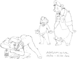 Rating: Explicit Score: 0 Tags: anthro anthro_only asthexiancal balls baloo bear cub disney female fur furry kit_cloudkicker male mammal monochrome penis rebecca_cunningham rule34 talespin testicles User: bunchy7s