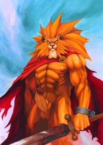 Rating: Explicit Score: 0 Tags: barazoku clothing coat e621 erection genitals holding_melee_weapon holding_object holding_sword holding_weapon kemono leo_(red_earth) looking_at_viewer low_res male melee_weapon mostly_nude muscular muscular_male painting_(artwork) penis portrait rainbow rainbow_(pixiv) red_earth solo sword three-quarter_portrait topwear traditional_media_(artwork) weapon User: bunchy7s