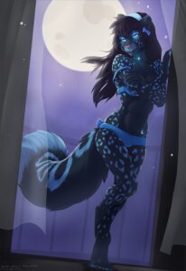 Rating: Questionable Score: 0 Tags: 2013 accessory alena_(kaelleon) anthro biped black_body black_fur black_hair blue_body blue_clothing blue_eyes blue_fur blue_panties blue_underwear bow_(feature) bow_accessory bow_ribbon bra breasts choker cleavage clothed clothing digital_media_(artwork) e621 felid female fur hair hair_accessory hair_bow hair_ribbon hi_res jewelry long_hair mammal melanistic moon necklace off_shoulder pantherine panties ribbons snow_leopard solo standing underwear undressing wolfy-nail User: bunchy7s