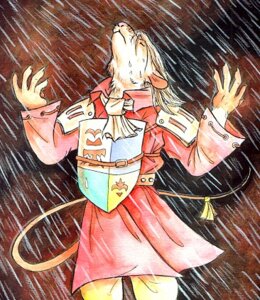 Rating: Safe Score: 0 Tags: accessory anthro armor biped bow_ribbon burmecian claws clothing coat_of_arms crest_(heraldry) e621 female final_fantasy final_fantasy_ix fingers freya_crescent furgonomics hair jacket ladyjekyll leather leather_clothing leather_jacket leather_topwear looking_up low_res mammal portrait raining red_clothing rodent sad shield shirt solo square_enix standing symbol tail tail_accessory three-quarter_portrait topwear traditional_media_(artwork) tunic User: bunchy7s