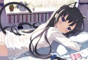 Rating: Questionable Score: 0 Tags: 4_ears animal_humanoid bed black_hair cat_humanoid clothing clover4th e621 felid felid_humanoid feline feline_humanoid female furniture hair human_and_animal_ears humanoid long_hair mammal mammal_humanoid multi_ear panties pillow purple_eyes solo tail underwear young User: bunchy7s