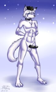 Rating: Explicit Score: 0 Tags: 2012 abs absurd_res anthro balls blue_eyes canid canine canis clothing collar digital_media_(artwork) e621 erection genitals hi_res katsuke male mammal nude penis russian solo tail talon_(character) uniform wolf User: bunchy7s