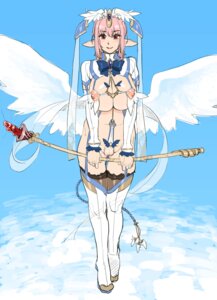 Rating: Questionable Score: 0 Tags: 1girls breasts destiny_(ishida) elf female headdress highres huge_breasts large_breasts mama_(artist) nippleless_clothes nippleless_clothing nipples original pink_hair pointy_ears pussy red_eyes revealing_clothes rule34 scepter sky solo staff thigh_boots thighhighs uncensored wings User: bunchy7s
