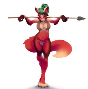 Rating: Safe Score: 0 Tags: anthro bikini biped blue_eyes breasts canid canine cleavage clothed clothing e621 esatu female fox green_hair hair jewelry mammal melee_weapon necklace nesrin pinup polearm pose simple_background skimpy solo spear standing swimwear tail two-piece_swimsuit weapon User: bunchy7s