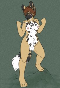 Rating: Explicit Score: 0 Tags: 2013 african african_wild_dog animal_genitalia anthro areola artist_name ball_tuft balls barefoot belly biped black_body black_fur black_nose black_spots breasts brown_hair canid canine chest_scar dipstick_tail dog_tags dog_tags_only e621 eyebrows eyelashes facial_scar feet fluffy fluffy_tail fully_sheathed fur genitals green_background grin gynomorph hair humanoid_hands hush-a-bye intersex looking_at_viewer mammal markings multicolored_body multicolored_fur multicolored_tail navel nipples nude paws piercing pink_areola pink_nipples pose sammy_brooker_(character) scar sheath short_hair simple_background smile solo spots spotted_body spotted_fur standing tail tail_markings tan_body tan_fur text tuft white_balls white_belly white_body white_fur yellow_eyes User: bunchy7s