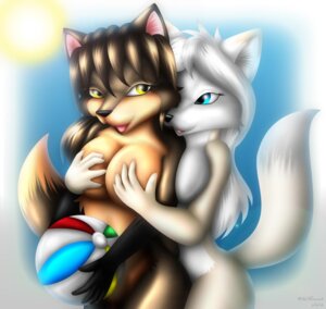Rating: Questionable Score: 0 Tags: anthro breasts canid canine cuddling duo e621 female female/female fox grope mammal nude summer tail whitmaverick User: bunchy7s