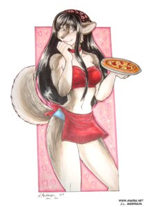 Rating: Questionable Score: 0 Tags: 2009 accessory anthro apron band_accessory bangs biped black_hair black_nose black_text blaze_(marking) blue_eyes breasts brown_body brown_ears brown_face brown_fur brown_tail canid canine canis cheek_tuft cleavage clothed clothing dark_clothing dark_kerchief dark_nose dark_pupils dark_text e621 facial_markings facial_tuft female food fully_clothed fur hair head_markings headgear headkerchief headwear heart_background heart_food heart_pattern heart_print heart_symbol holding_food holding_object holding_plate iris jennifer_l_anderson kerchief light_lips lips long_hair mammal markings monotone_apron monotone_clothing monotone_hair monotone_topwear multicolored_body multicolored_face multicolored_fur multicolored_tail navel neckband neckwear pattern_background pattern_clothing pattern_headkerchief pattern_kerchief pink_heart pink_lips pizza plate portrait print_bandanna print_clothing print_headgear print_headkerchief print_headwear print_kerchief pupils red_apron red_clothing red_headkerchief red_kerchief red_neckband red_topwear signature simple_background skimpy smile snout solo source_request standing straight_hair tail text three-quarter_portrait topwear tuft two_tone_body two_tone_face two_tone_fur two_tone_tail url waist_apron waiter white_body white_face white_fur white_tail wolf year User: bunchy7s