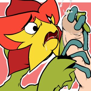 Rating: Explicit Score: 0 Tags: 1:1 audrey_(hella_funtime_adventure_friends) bodily_fluids cum duo e621 erection female female_focus flower foreskin genital_fluids genitals handjob hella_funtime_adventure_friends humanoid_genitalia humanoid_penis male male/female penile penis plant sex sildre solo_focus User: bunchy7s