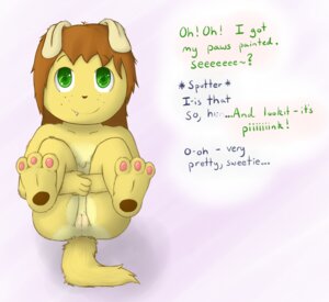 Rating: Explicit Score: 0 Tags: anthro anus biped bird_dog brown_hair butt canid canine canis chest_tuft digital_media_(artwork) domestic_dog e621 english_text fangs feet female female_anthro flat_chested freckles front_view fur genitals golden_retriever green_eyes hair hindpaw hunting_dog ketsa looking_at_viewer mammal nude nude_anthro nude_female paws pepper_(ketsa) retriever shaded solo tail teeth text toddler tuft vulva young young_anthro young_female User: bunchy7s