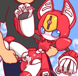 Rating: Explicit Score: 0 Tags: animal_humanoid blue_eyes blush bodily_fluids buffing duo e621 feline_ears female genital_fluids genitals human humanoid improvised_sex_toy machine mammal medabots penetration peppercat red_body robot robot_anthro unknown_artist vaginal vaginal_fluids vulva User: bunchy7s