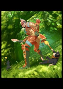 Rating: Questionable Score: 0 Tags: anthro ass_ripped black_border border butt capcom clothing detailed_background domestic_cat e621 felid feline felis forest group hai_ying hi_res human male mammal monster_hunter muscular nature outside plant tail thief tree undressing wardrobe_malfunction wood User: bunchy7s