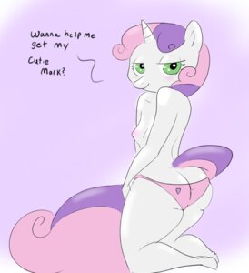 Rating: Questionable Score: 0 Tags: 2012 anthro anthrofied biped clothing e621 equid equine female friendship_is_magic green_eyes hair hasbro horn kneeling looking_at_viewer mammal multicolored_hair my_little_pony mythological_creature mythological_equine mythology panties purple_hair simple_background solo sweetie_belle_(mlp) tail two_tone_hair underwear unicorn upsadaisy young User: bunchy7s
