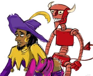Rating: Explicit Score: 0 Tags: 2008 2boys clopin crossover disney futurama gay male male_only robot_devil rule34 the_hunchback_of_notre_dame what yaoi User: bunchy7s