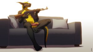 Rating: Explicit Score: 0 Tags: 16:9 2013 4_toes ak-47 ak_platform anthro assault_rifle balls big_penis biped black_body claws dragon e621 ear_piercing erection ernesto_(rebeldragon101) feet furniture genitals gradient_background gun hindpaw kannos knot looking_at_viewer male multicolored_body mythological_creature mythological_scalie mythology nude paws penis piercing pillow plantigrade ranged_weapon rifle scalie simple_background sitting sofa soles solo tail toes vein watermark weapon white_background widescreen yellow_body User: bunchy7s