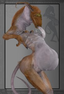 Rating: Questionable Score: 0 Tags: 1_eye alien ambiguous_gender ambiguous_prey belly bodily_fluids chimera_synx digestion digital_media_(artwork) drooling duo e621 female female_pred hi_res human human_prey internal mammal monster oral_vore rib_lines ribs saliva skinny soft_vore solo_focus standing synx tail the_snooge vore what what_has_science_done User: bunchy7s