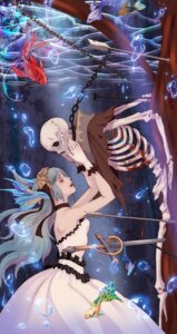 Rating: Safe Score: 0 Tags: ambiguous_gender animated_skeleton anterior_nasal_aperture aquatic arrow_(weapon) bone bubble clothing cross detailed detailed_background dress duo e621 elemental_manipulation female fin fish head_fin hi_res jewelry melee_weapon merfolk ranged_weapon sinking skeleton split_form sword toony undead water water_manipulation weapon 銀 User: bunchy7s