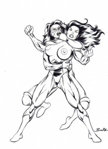 Rating: Explicit Score: 0 Tags: 2d 2girls alternate_version_available artist_signature big_breasts black_and_white boots bowie_(artist) breasts choke_hold female female_only heroine hulk_(series) knee_boots large_breasts marvel marvel_comics monochrome multiple_girls muscles muscular muscular_female nipples rule34 she-hulk signature superheroine supervillain supervillainess thick_thighs titania_(marvel) torn_clothes villain villainess User: bunchy7s