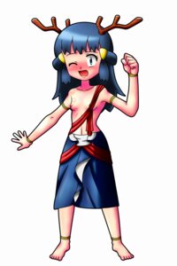 Rating: Explicit Score: 0 Tags: 5_fingers anklet antlers armlet barefoot beige_skin big_head blue_eyes blue_hair blush breasts clothes color dawn_(pokemon) female female_only fist front_view hair human nipples open_mouth pokemon rorretsim rule34 skirt small_breasts solo standing topless white_background wink User: bunchy7s