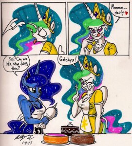 Rating: Questionable Score: 0 Tags: 2013 anthro anthrofied apron blue_body blue_feathers blue_hair cake clothing comic crown cutie_mark dessert dress duo e621 english_text equid equine feathered_wings feathers female food friendship_is_magic frosting hair hasbro headgear hi_res horn icing long_hair looking_at_viewer mammal messy multicolored_hair my_little_pony mythological_creature mythological_equine mythology newyorkx3 pastry_bag princess_celestia_(mlp) princess_luna_(mlp) purple_eyes royalty sibling_(lore) sister_(lore) sisters_(lore) tail teal_eyes text tiara trolling white_body white_feathers winged_unicorn wings User: bunchy7s Rating: Questionable Score: 0 Tags: 2013 anthro anthrofied apron blue_body blue_feathers blue_hair cake clothing comic crown cutie_mark dessert dress duo e621 english_text equid equine feathered_wings feathers female food friendship_is_magic frosting hair hasbro headgear hi_res horn icing long_hair looking_at_viewer mammal messy multicolored_hair my_little_pony mythological_creature mythological_equine mythology newyorkx3 pastry_bag princess_celestia_(mlp) princess_luna_(mlp) purple_eyes royalty sibling_(lore) sister_(lore) sisters_(lore) tail teal_eyes text tiara trolling white_body white_feathers winged_unicorn wings User: bunchy7s