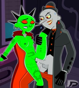 Rating: Explicit Score: 0 Tags: 1boy 1girls danny_phantom darkdp female freakshow_(danny_phantom) ghost_girl glowing_body green_skin lydia_(danny_phantom) male nickelodeon nipple_piercing nipples nose_ring piercing red_eyes rule34 smooth_skin tattoos User: bunchy7s